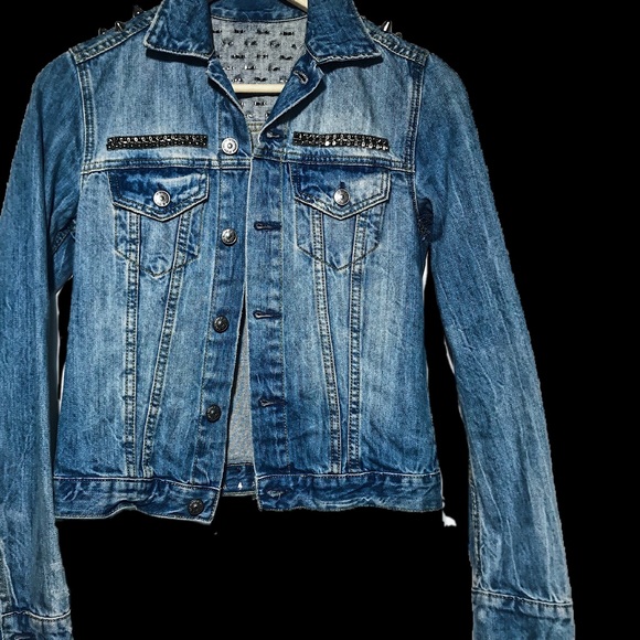 Studed denim jacket - Picture 2 of 2